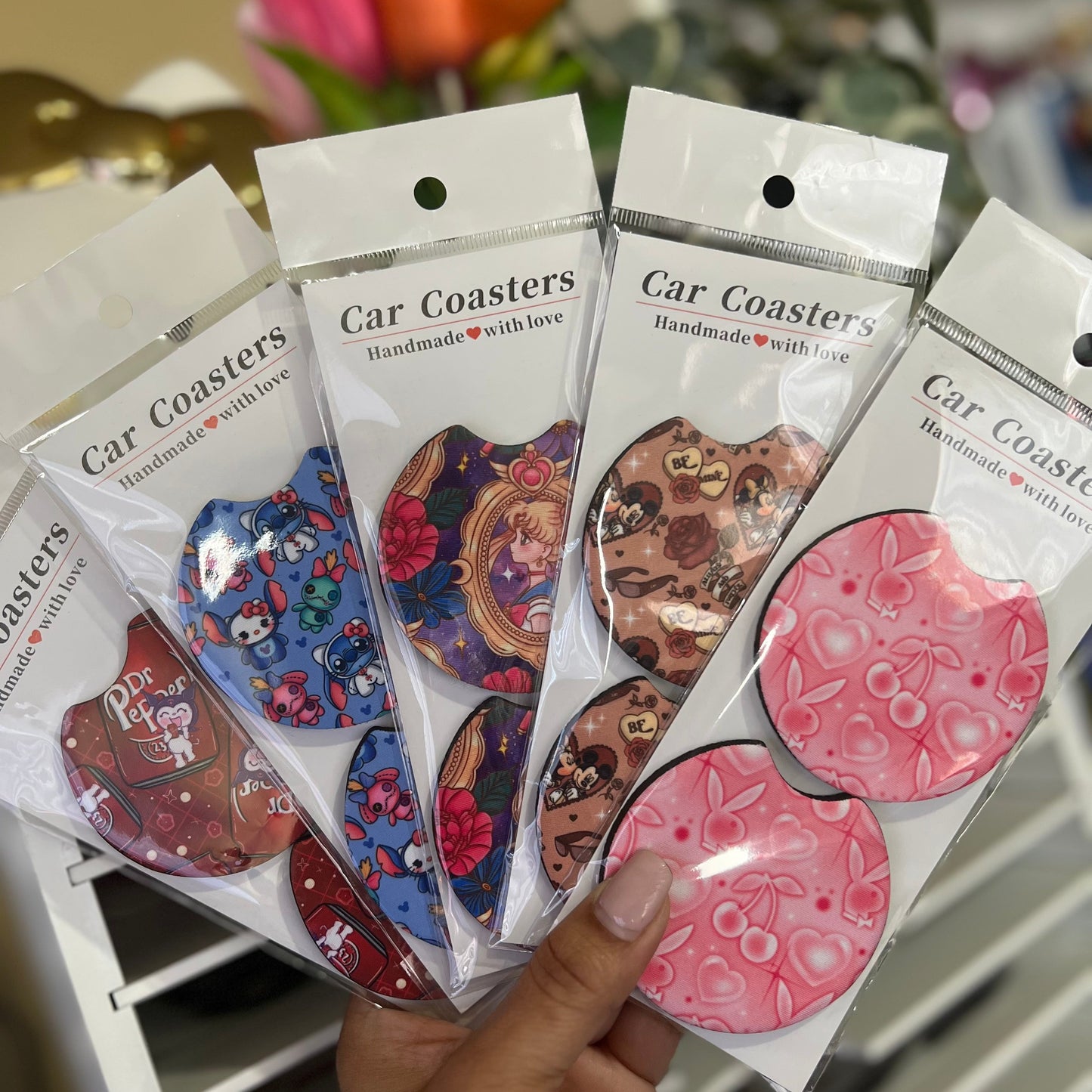 Assorted Car Coasters