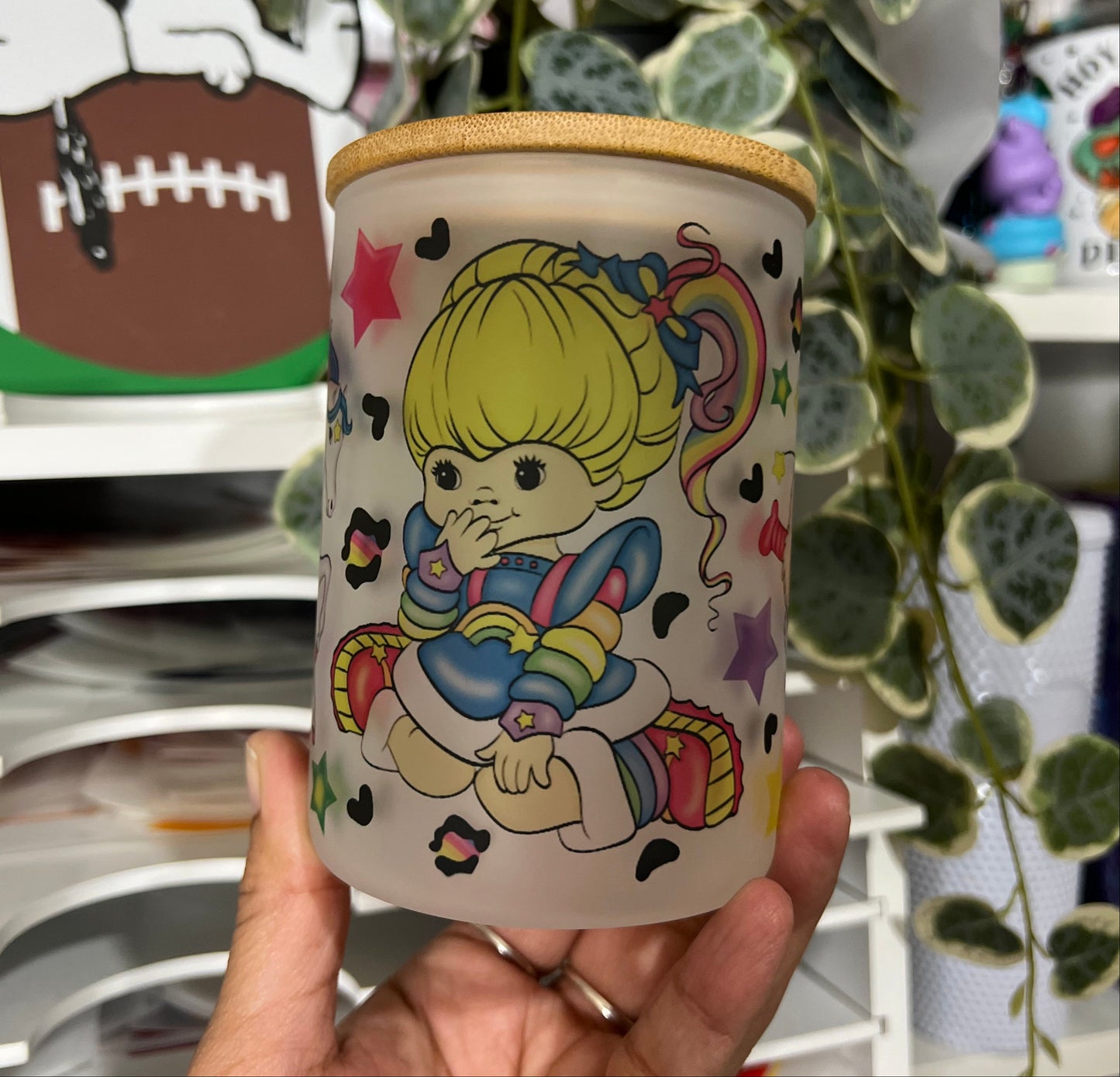 RB 80's 17oz Frosted Glass Cup