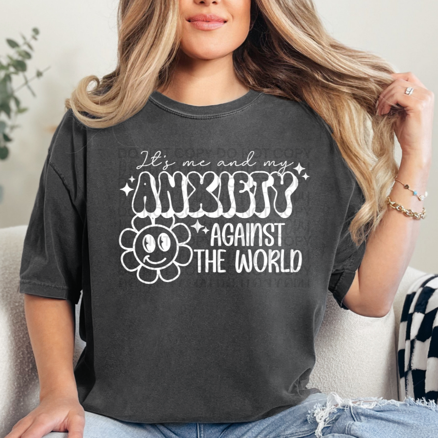 Anxiety Against The World DTF
