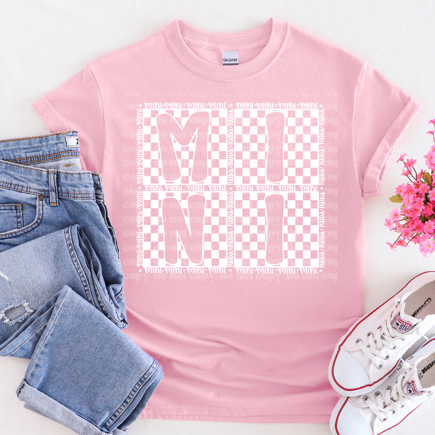 Mini Checkered Pattern DTF