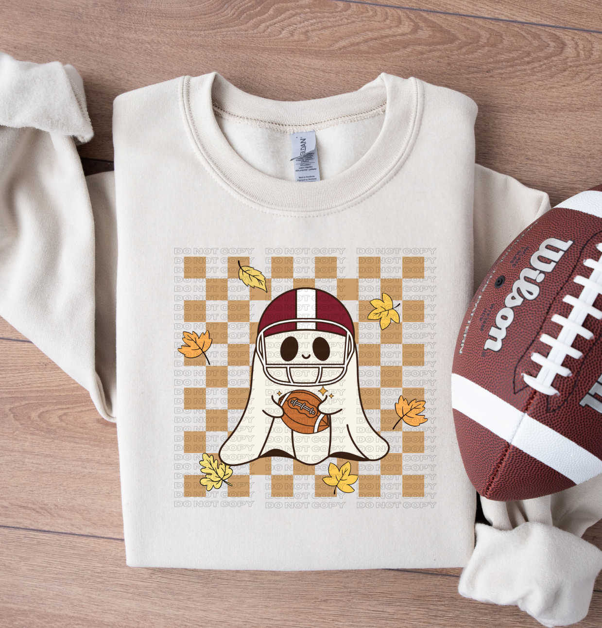 Ghost Fall Football DTF