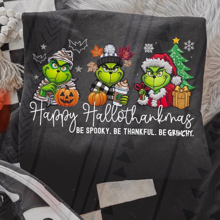 Hallothankmas (White Words) DTF