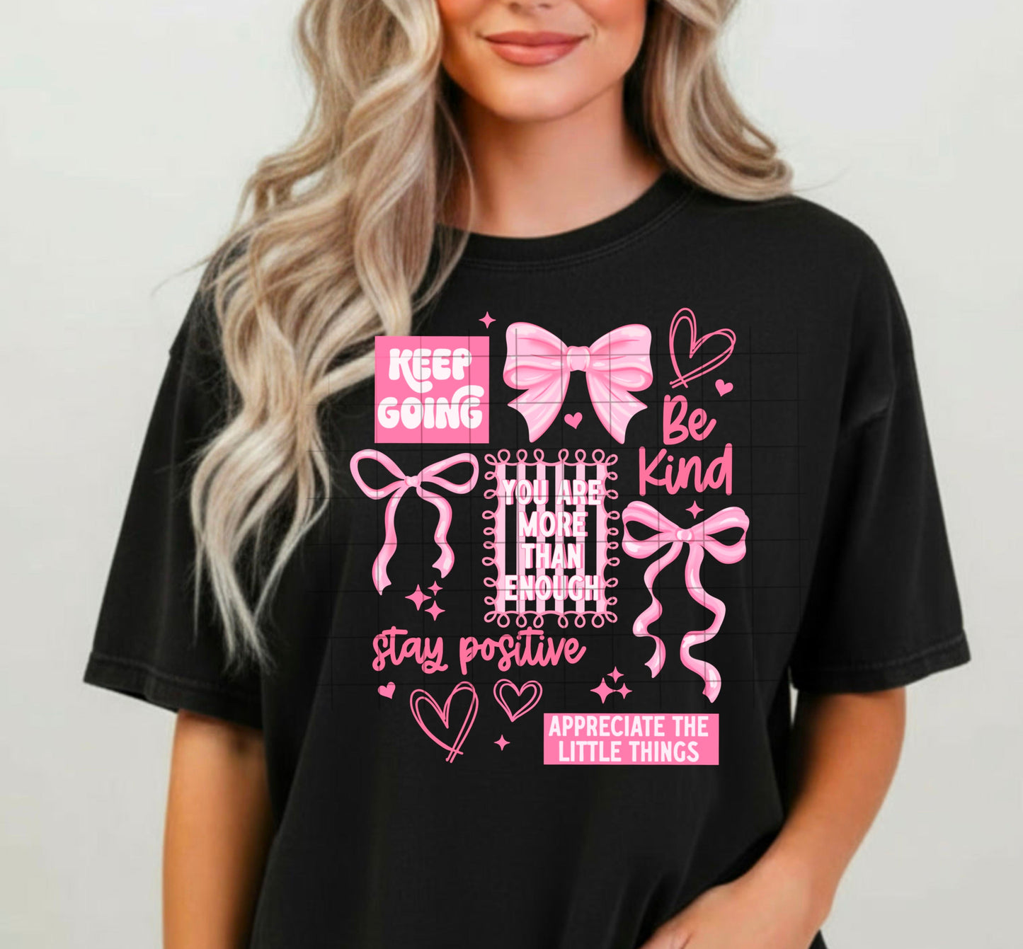 Keep Going Bow Collage DTF