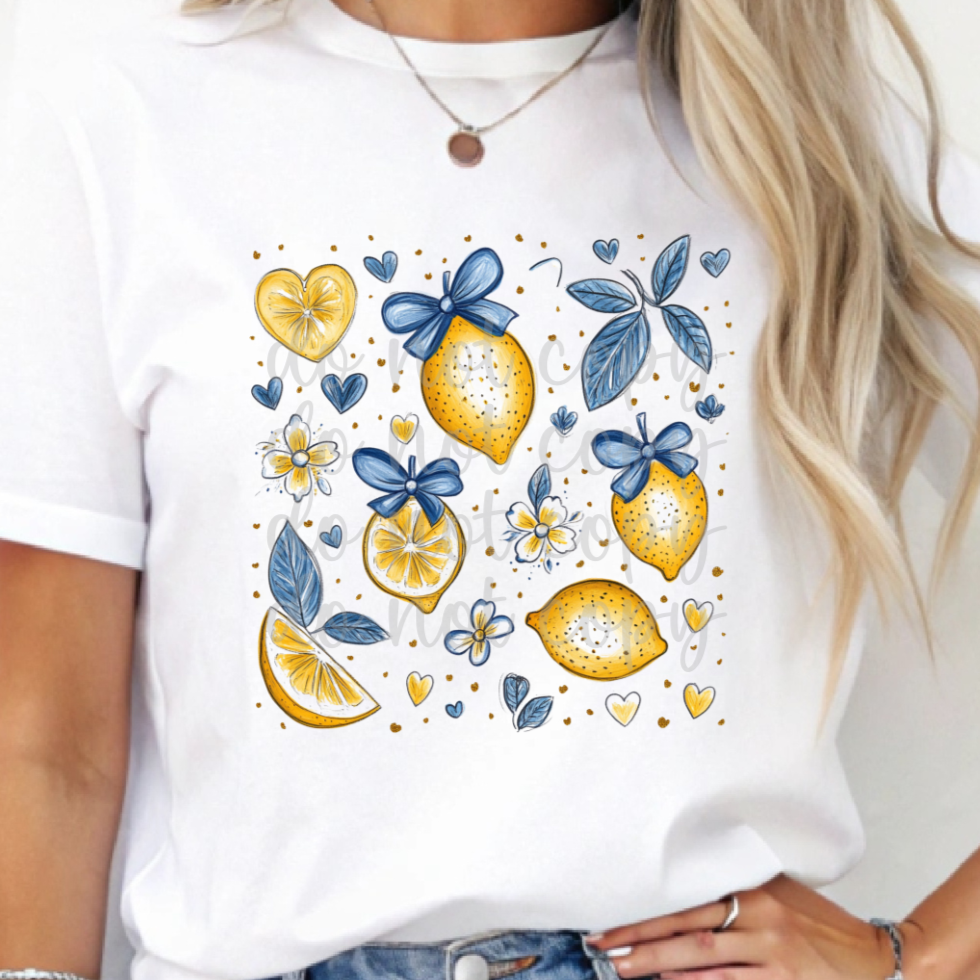 Lemons and Bows DTF