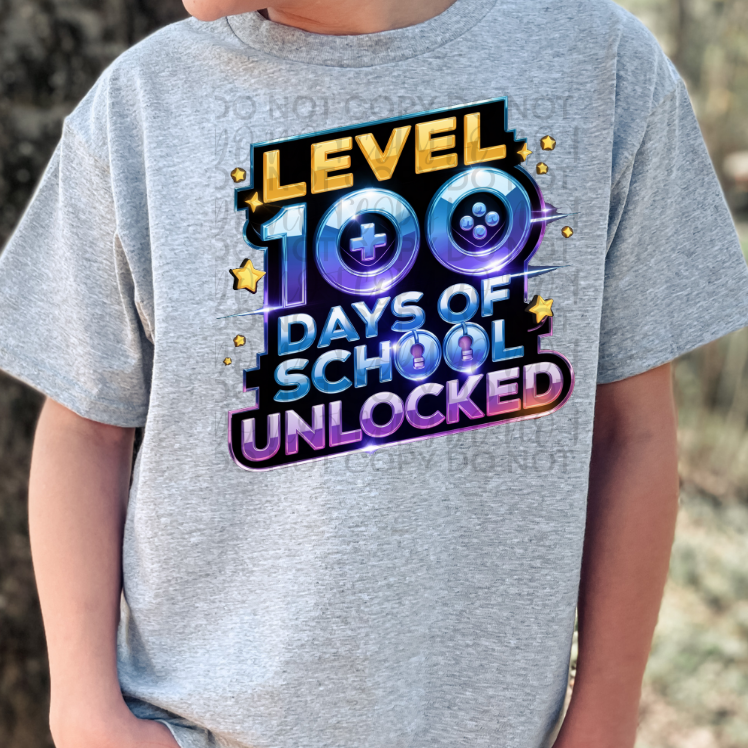 Level 100 Days of School Unlocked