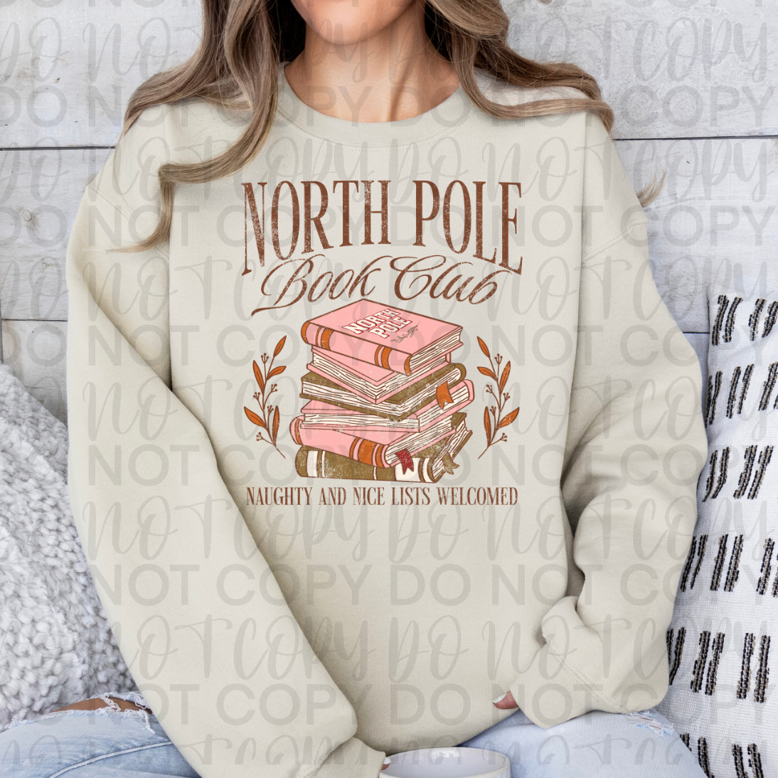 North Pole Book Club (Brown Words) DTF
