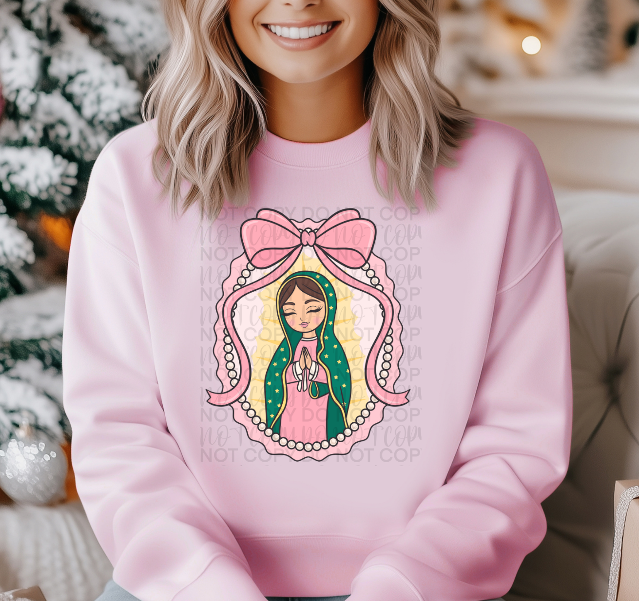 Pink Coquette Virgencita DTF