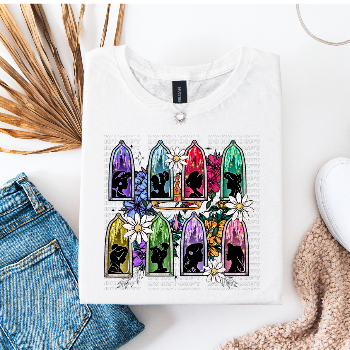 Princess Floral Window DTF