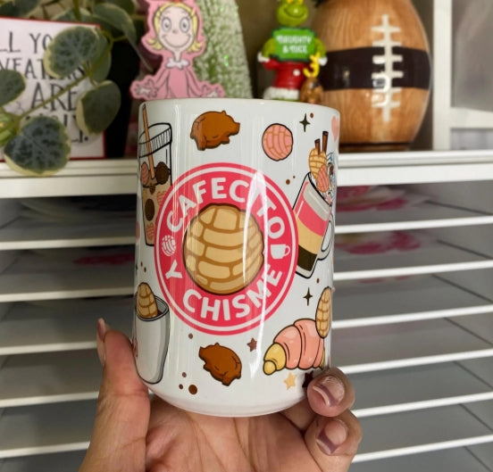 Cafecito y Chisme 15oz Mug