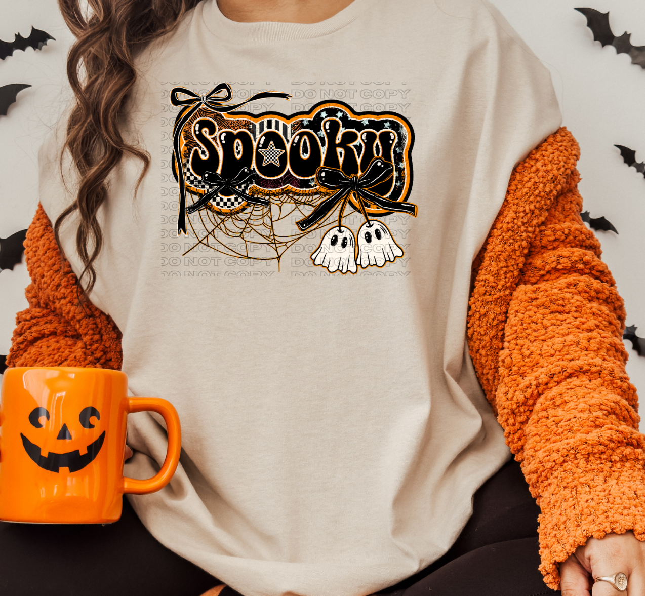 Spooky Ghost Cherries DTF