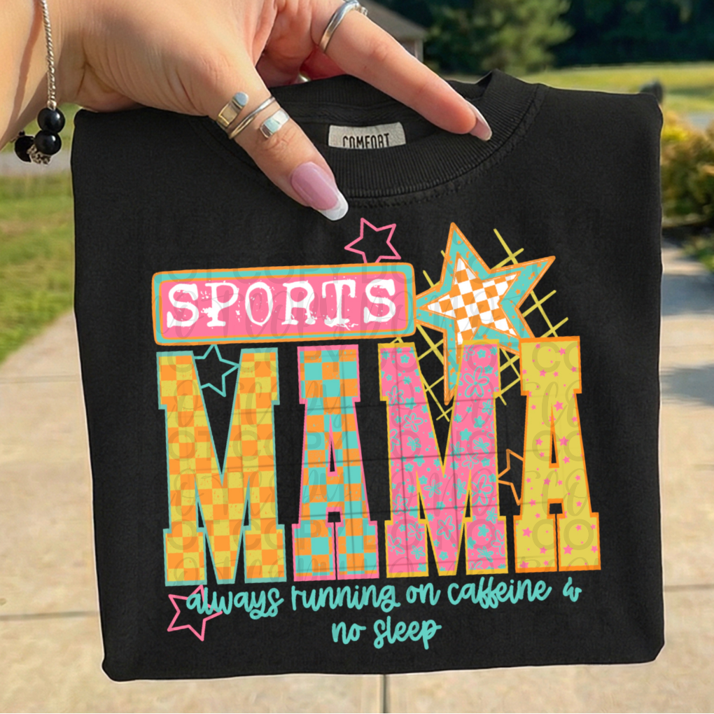 Sports Mama Colorful DTF