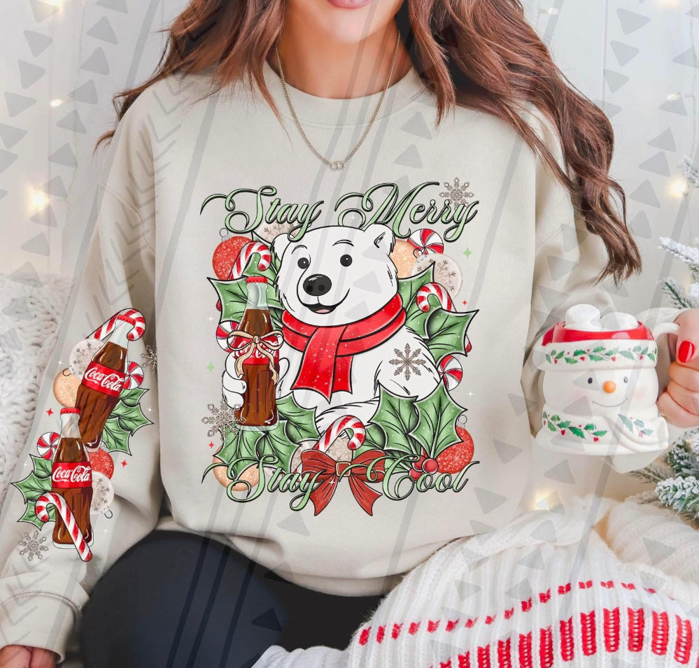 Stay Merry Stay Cool Sleeve DTF (Set of 2)