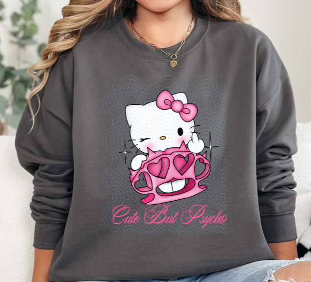 Cute But Psycho DTF
