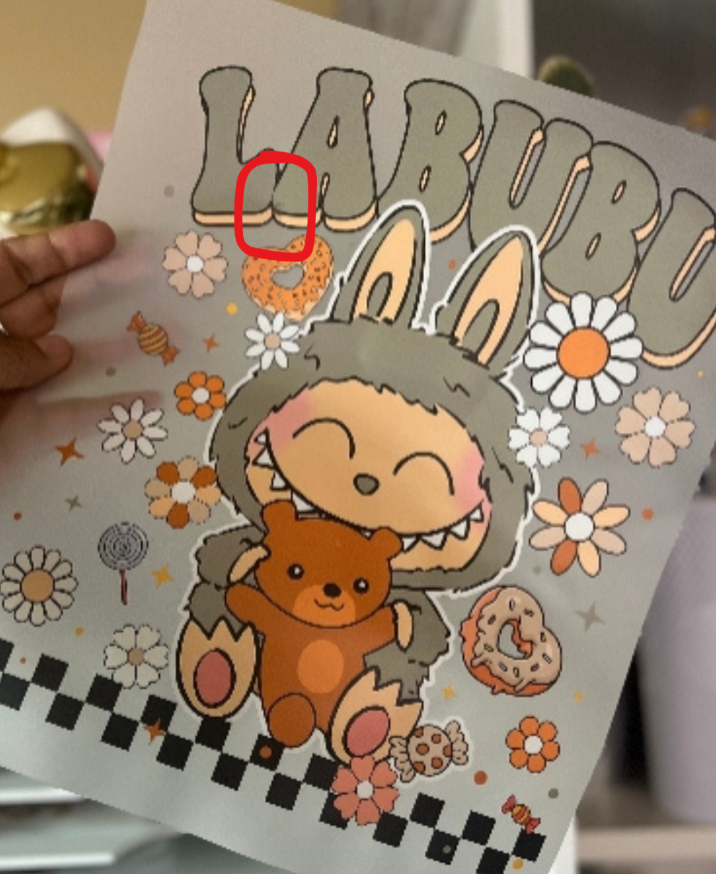 Oopsie Teddy Monster DTF