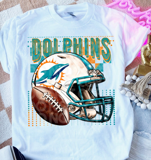 Dolphins_Solo Football DTF
