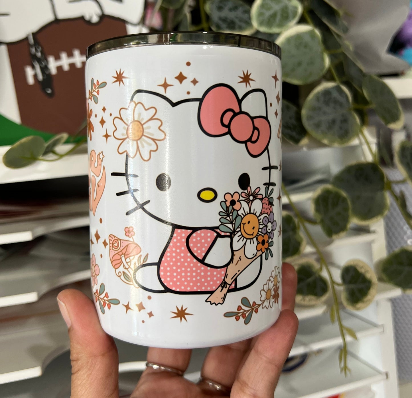 Spring Kat 10oz Travelers Tumbler Mug