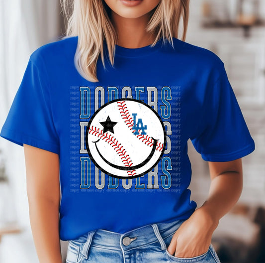 LAD Baseball Face DTF