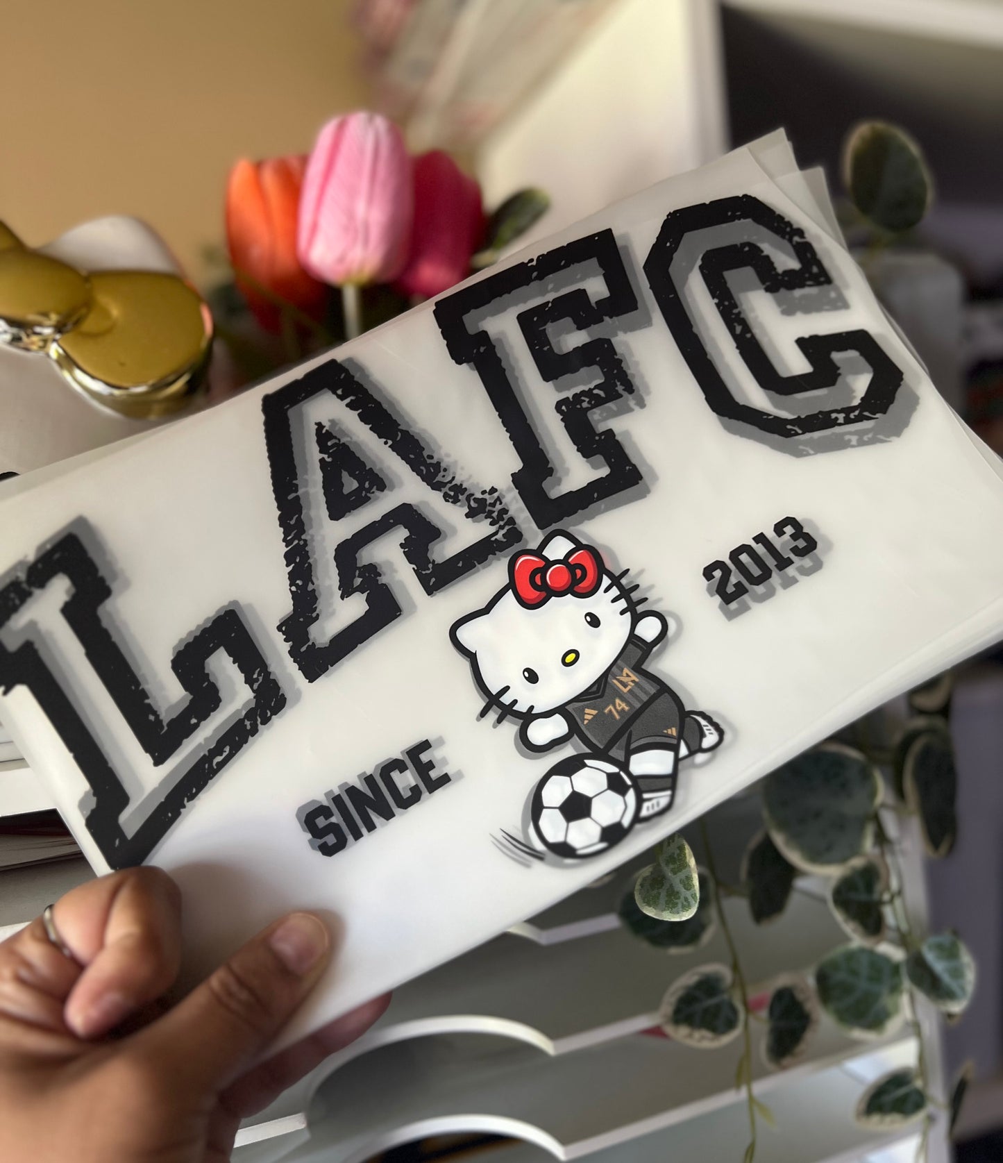 Gatita LA_Soccer Black DTF (Read Description)