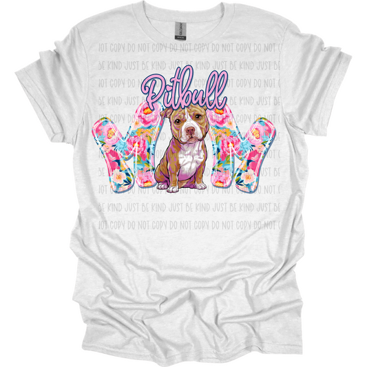 Pitbull Mom (Brown) DTF