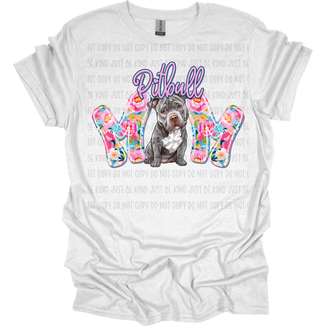 Pitbull Mom (Grey) DTF