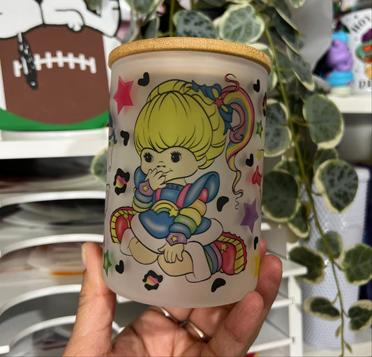 RB 80's 17oz Frosted Glass Cup
