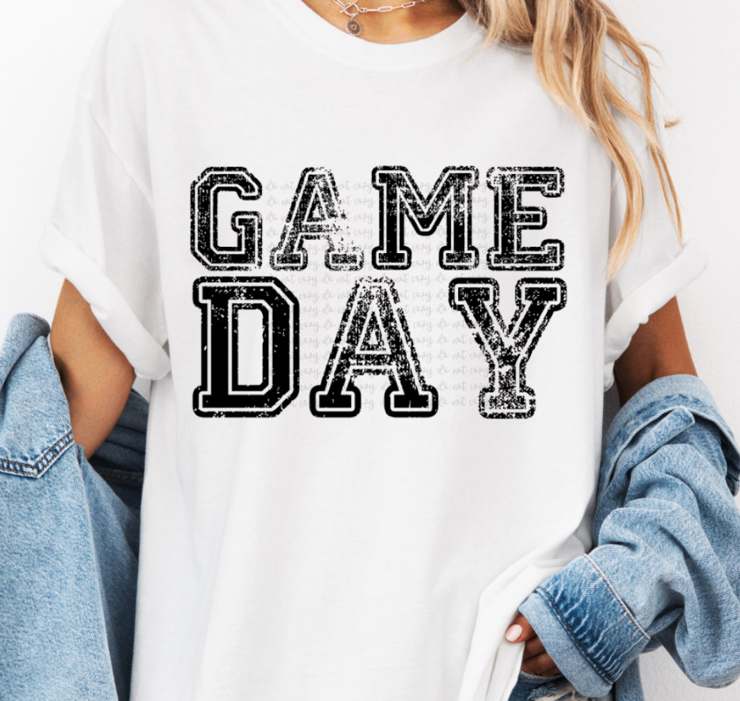 Distressed Game Day DTF