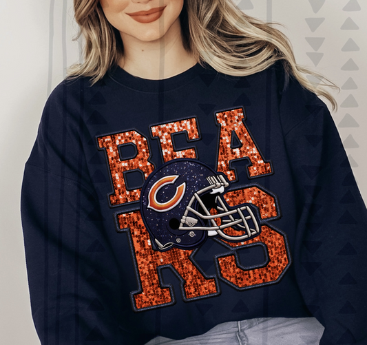 Bear Faux Embroidery DTF
