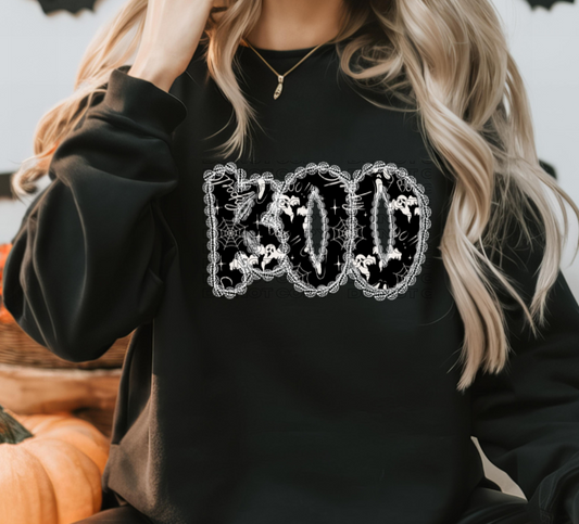 Boo-Laced (Dark Garment) DTF