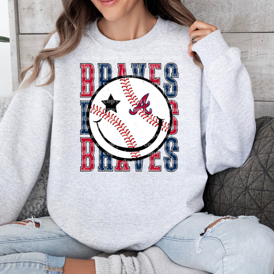 ATL Baseball Face DTF
