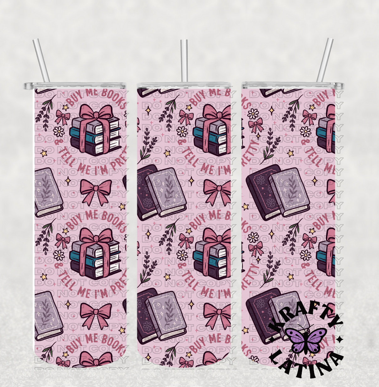 Buy Me Books Tumbler