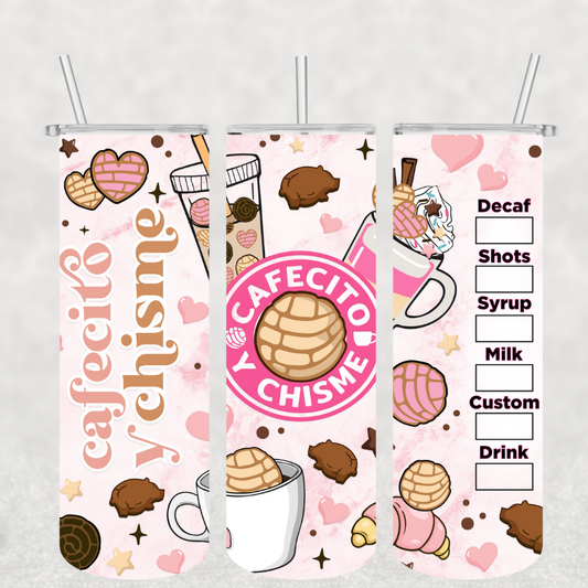 Cafecito y Chisme Tumbler