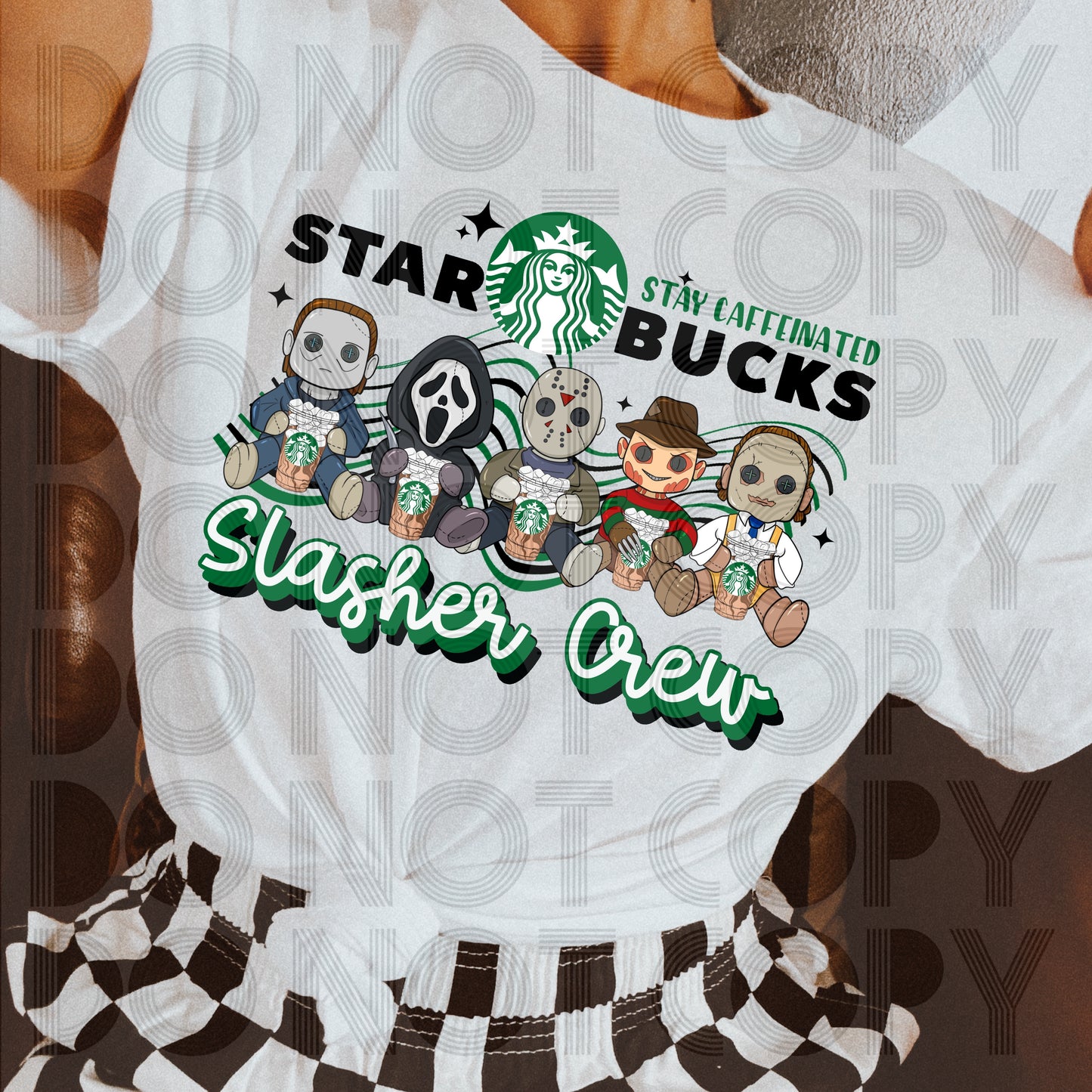 Caffeinated Slasher Crew SB DTF