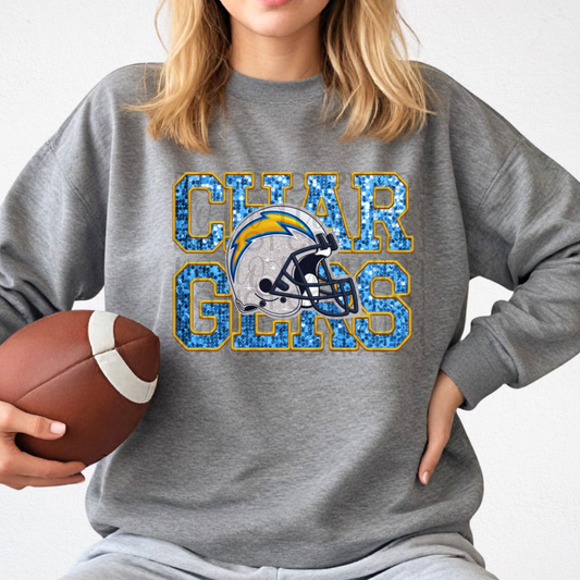 Charger Faux Embroidery DTF