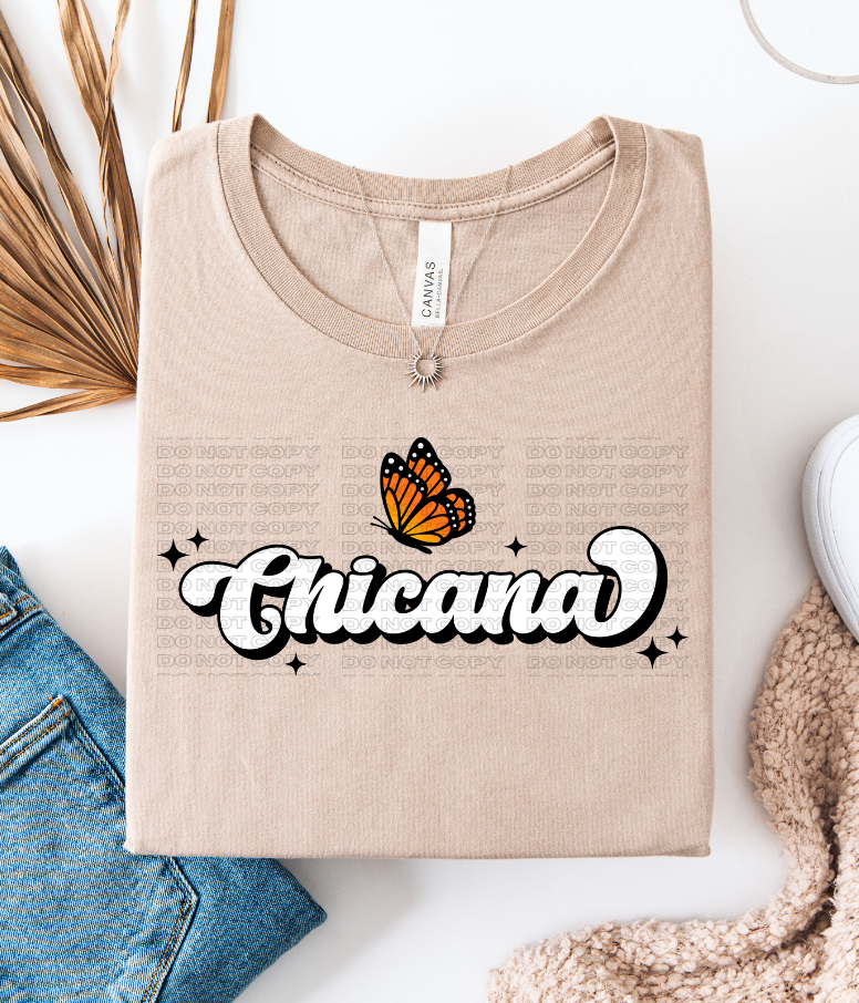 Chicana Monarch DTF