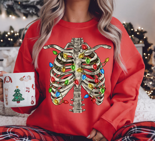 Christmas Rib Cage DTF