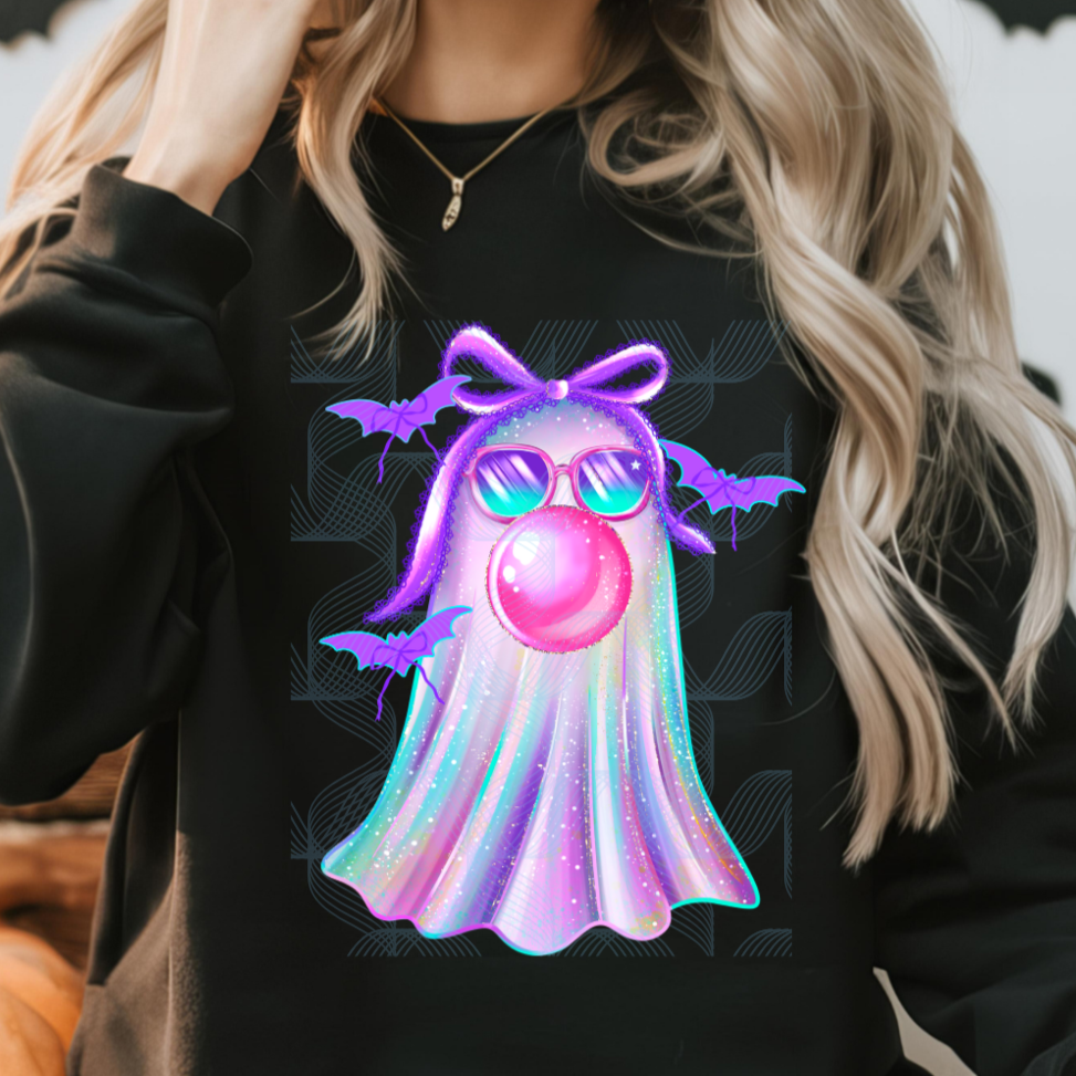 Colorful Girl Ghost DTF