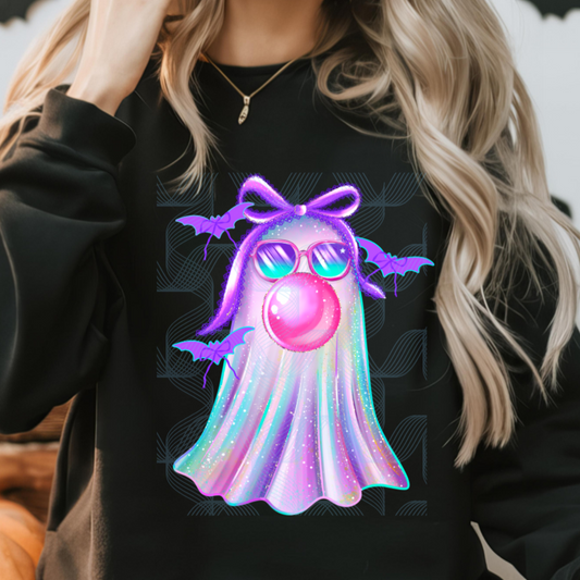 Colorful Girl Ghost DTF