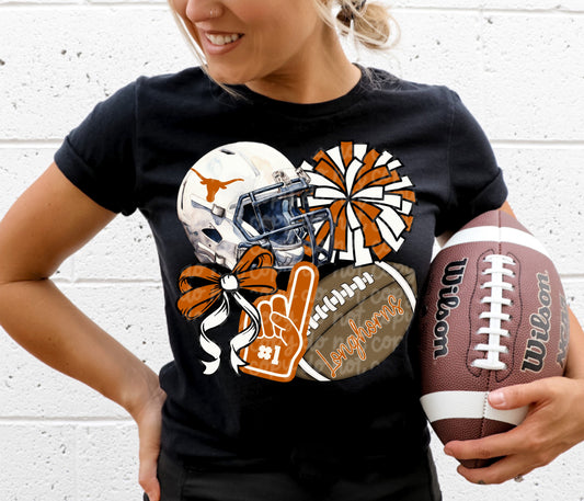 Coquette Longhorn_Football DTF