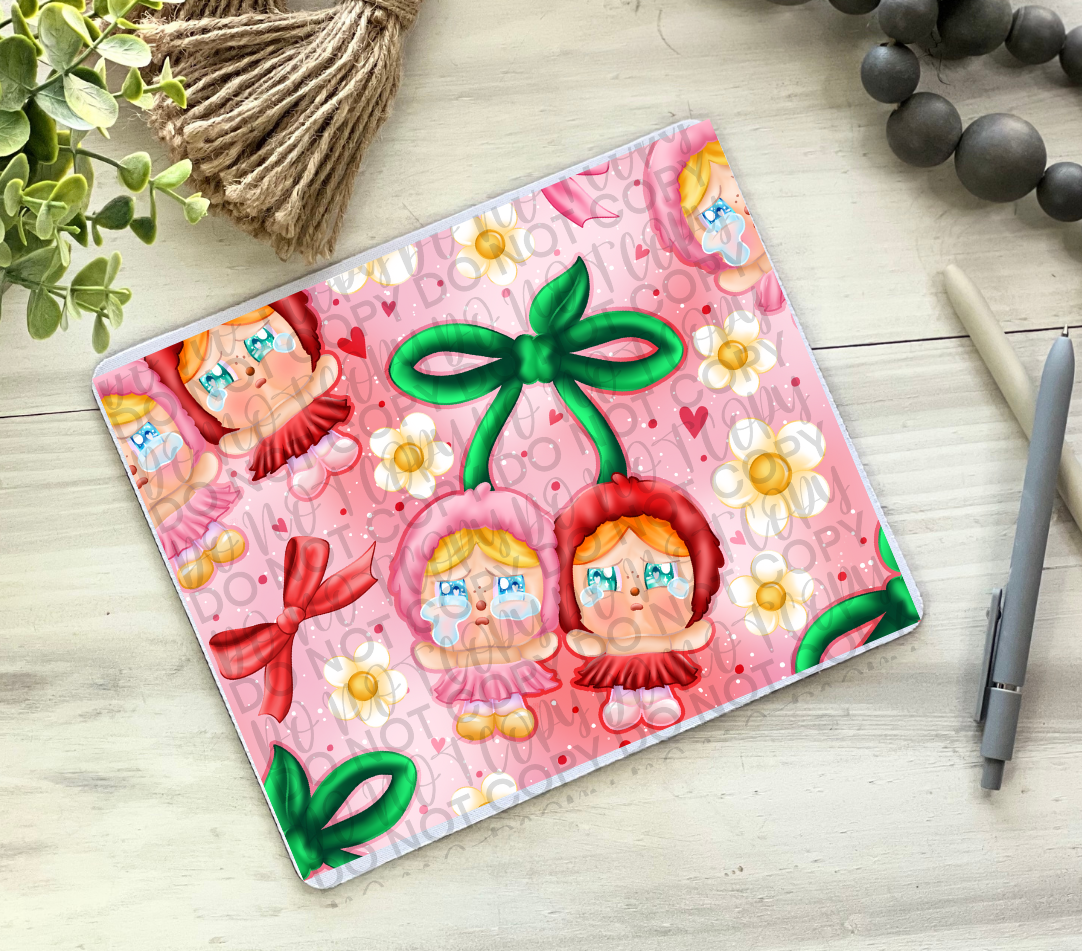 Cry Cherries Mouse Pad