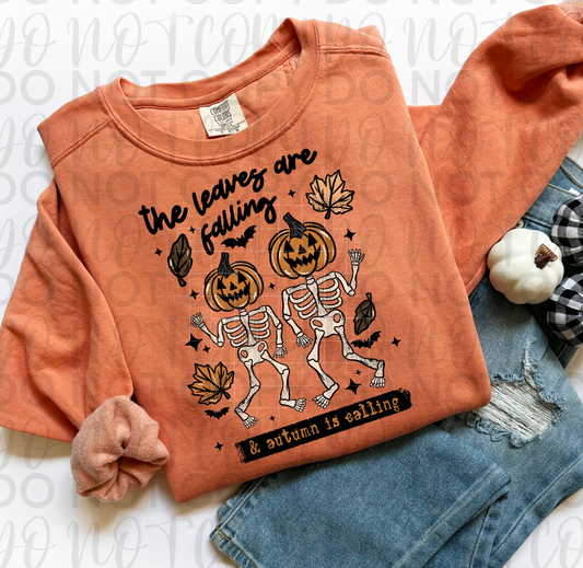 Autumn Is Calling (Black Words) DTF