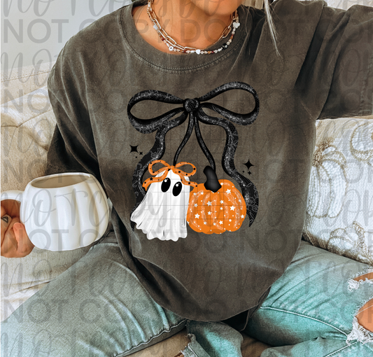 Ghost Pumpkin Cherries DTF