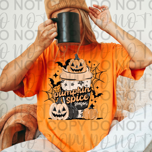 Spooky Pumpkin Spice Season DTF