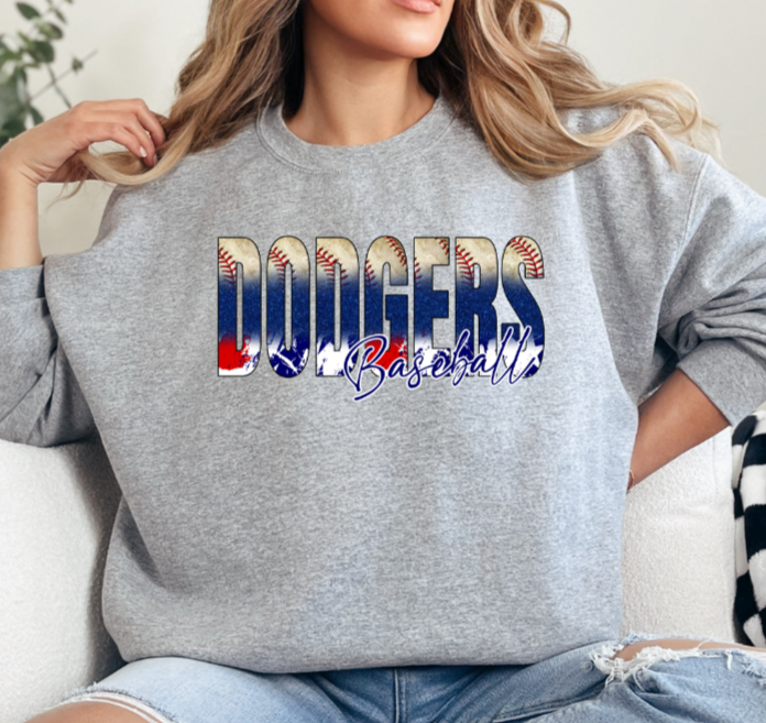 LAD Baseball Blue DTF