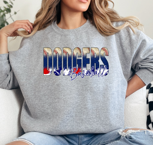 LAD Baseball Blue DTF