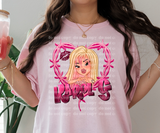 Pink Do_ll #2 DTF