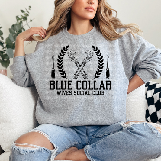 Blue Collar Wife Social Club DTF