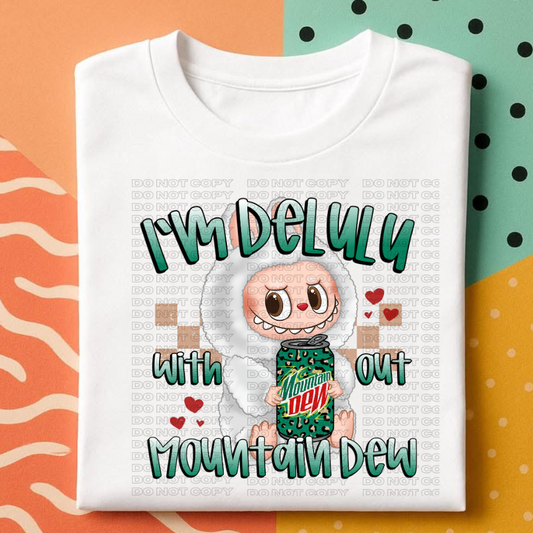 Delulu (Tan Checkers) DTF