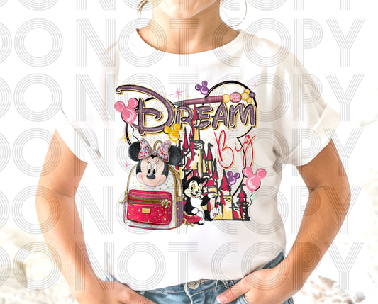 Dream Big Girl Backpack DTF