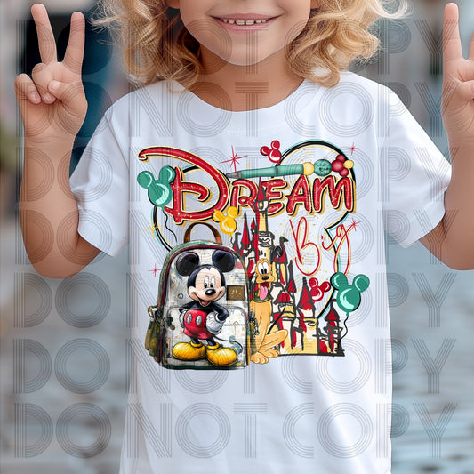 Dream Big Boy Backpack DTF