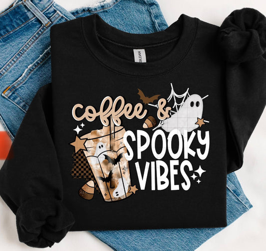 Coffee & Spooky Vibes DTF